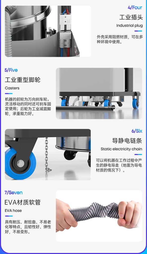 凯德威锂电瓶式吸尘器DL-3010L细节设计02